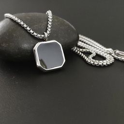 J.S ENTERPRISES Square Pendants with Chains-picture-39
