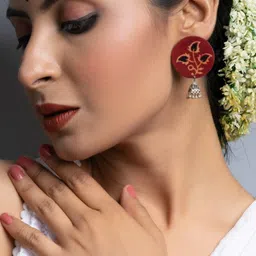Look and Adorn Contemporary Jhumkas Earrings-picture-21