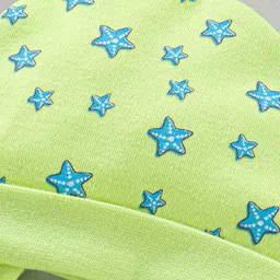 Babyhug 100% Cotton Cap Green - Diameter 16 cm image 3