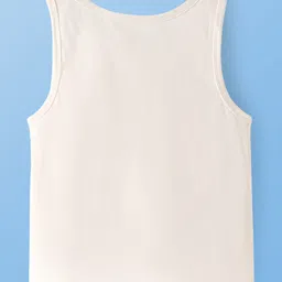 Pine Kids Cotton Knit Sleeveless Solid Color Vests Pack of 3 (Colour & Print May Vary) image 3