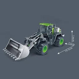 istosy Friction Power Bulldozer Truck for Kids Die Cast Engineering Construction Toys image 2