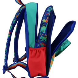 Schoolish Kids BackpackMiniature Bags for Kids, Bags for Pre-schoolers, Small Bags for School, Picnic, Travelling Bag for Toddlers - Pack of 1 - Green- 14 Inch image 5