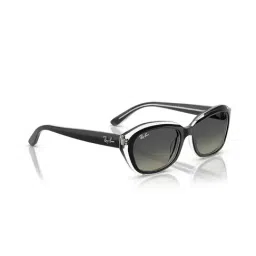 Ray-Ban Grey Gradient Irregular Sunglasses for Women image 3