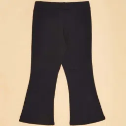 Pantaloons Junior Jet Black Flared Fit Pants image 4