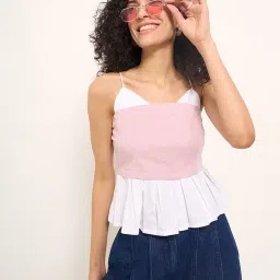 Honey By Pantaloons Winsome Orchid Cotton Slim Fit Top image 4