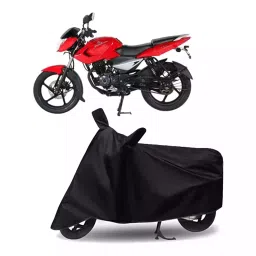 Auto Pearl Bike Cover for Bajaj Pulsar 135 (Black)-picture-34