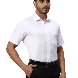 Park Avenue White Regular Fit Shirt image 4