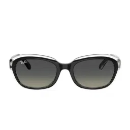 Ray-Ban Grey Gradient Irregular Sunglasses for Women image 2