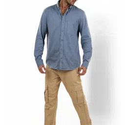celio Celio* Blue Storm Regular Fit Shirt image 4