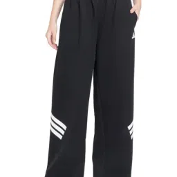 Adidas Black Cotton Slim Fit Striped Trackpants-image-61