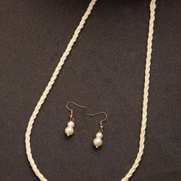 Anouk Gold-Plated Pearls Beaded Long Jewellery Set-picture-34