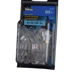 IDEAL RJ45 MODULAR PLUG, 8 POSITION, 1 PORT, 85-396 (Pack of 50)-picture-11