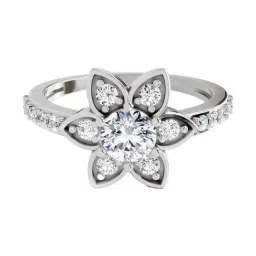 Sparkles 14k (585) White Gold Lab Grown Diamond Rings-picture-16