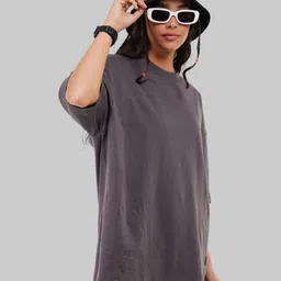 Underrated Club Women Printed Hooded Extended Sleeves Bio Finish Applique T-shirt-picture-28