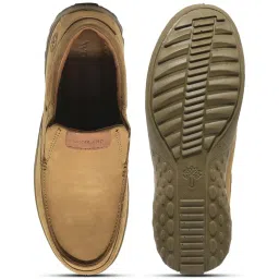 Woodland Men's Camel Slip-On Shoes image 4