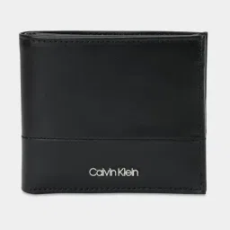 Calvin Klein Black Leather Bi-Fold Wallet-image-11