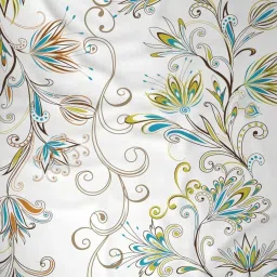 Raymond Home Camphor White & Brown 144 TC Cotton Queen Bedsheet with 2 Pillow Covers image 4