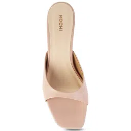 Mochi Women's Peach Casual Sandals image 3