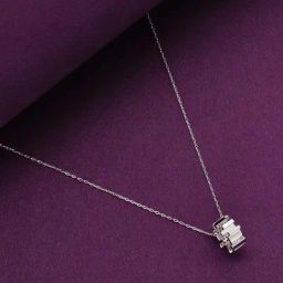 Kai Jewel Sterling Silver Eternal Circle Ring Pendant Necklace-picture-6
