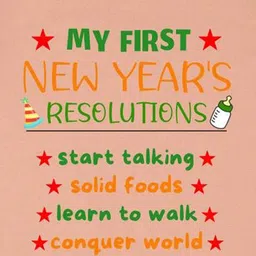 Arvesa My First New Year Printed Bodysuit image 3