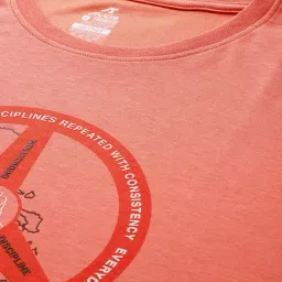 Alcis Coral Printed Regular Fit Printed T-Shirt image 5