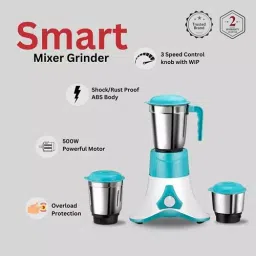 Summerking ‎Smart 500 W 0.4 L, 0.5 L Mixer Grinder 2 Jar image 3