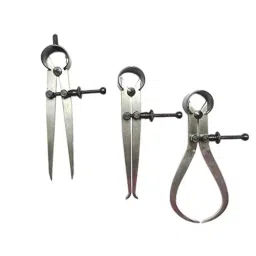 Buyohlic International Inside, Outside & Divider Spring Caliper Set Size 8 inch (200 mm) Silver Color for Fast and Accurate Measurements, DT-K5PR-KCXD (Set of 3) image 2