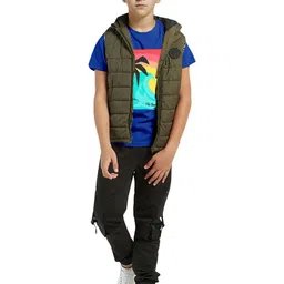 BAESD Boys Graphic Printed Round Neck Cotton T-shirt image 4