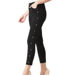 Miss Chase Black Embellished Jeans image 3