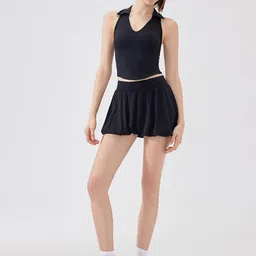 JC Collection Flared Above Knee Skirt-picture-14