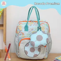 rosada RosadaFootball Champ Light Weight Durable Box Backpack for School with Comfortable Cushion Padding and Handle, Waterproof Trendy and Spacious Kids Backpack, Unisex Stylish Bag for Kids - Height 12 Inches-picture-14