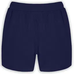 Kiddopanti Solid Shorts - Navy Blue image 3