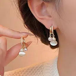 Estailo fashion Geometric Drop Earrings image 3