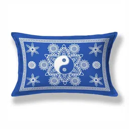 HOMELINE Jaipuri Blue Printed Pure Cotton 144 TC Single Bedsheet Set 1.82 x 1.21 m image 2