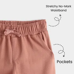 Orange Sugar Infants Cotton Mid-Rise Cargo-Joggers image 4