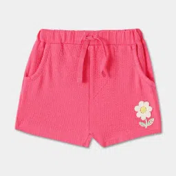 R&B Kids Pink Embroidery Regular Fit Top & Shorts Set image 4