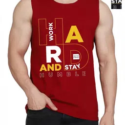 WOOSTRO Men Pack Of 2 Typography Printed Round Neck Cotton Slim Fit T-shirts image 1