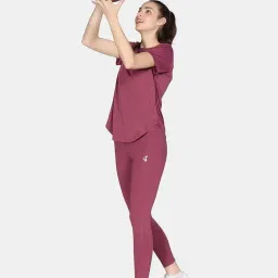 Zelocity By Zivame Pink Slim Fit Leggings image 4