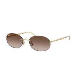 Ray-Ban Brown Gradient Oval Unisex Sunglasses-image-69