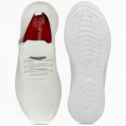Asian Men's White Running Shoes image 4