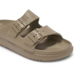 Forever Glam by Pantaloons Women's Taupe Slides image 4