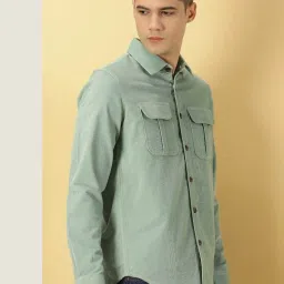 Thomas Scott Green Slim Fit Shirt image 4