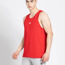 adidas Red Loose Fit Basketball Legends Tank T-Shirt image 3