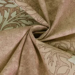 Klotthe Beige 400 TC Cotton Single Book Fold Bedsheet with Pillow Cover image 4