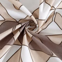 Klotthe Peach 300 TC Polycotton Single Elastic Book Fold Bedsheet with Pillow Cover image 4