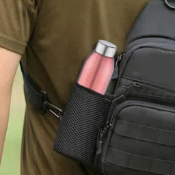 borosil ?Borosil Water Bottle with Single Wall & Leakproof Set of 3 (Multicolor, ?750 ml) image 4