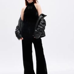 Gap Black Polyester Solid Sleeveless Jumpsuit-picture-27