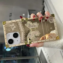 Luxury Kase Solid Printed iPhone 14 Plus Back Case Mobile Accessories image 5