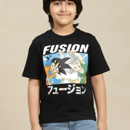 Kidsville Boys Black Cotton Printed T-Shirt-picture-16