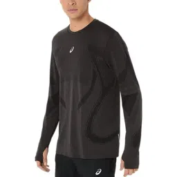 Asics Black Regular Fit Printed Sports T-Shirt image 3